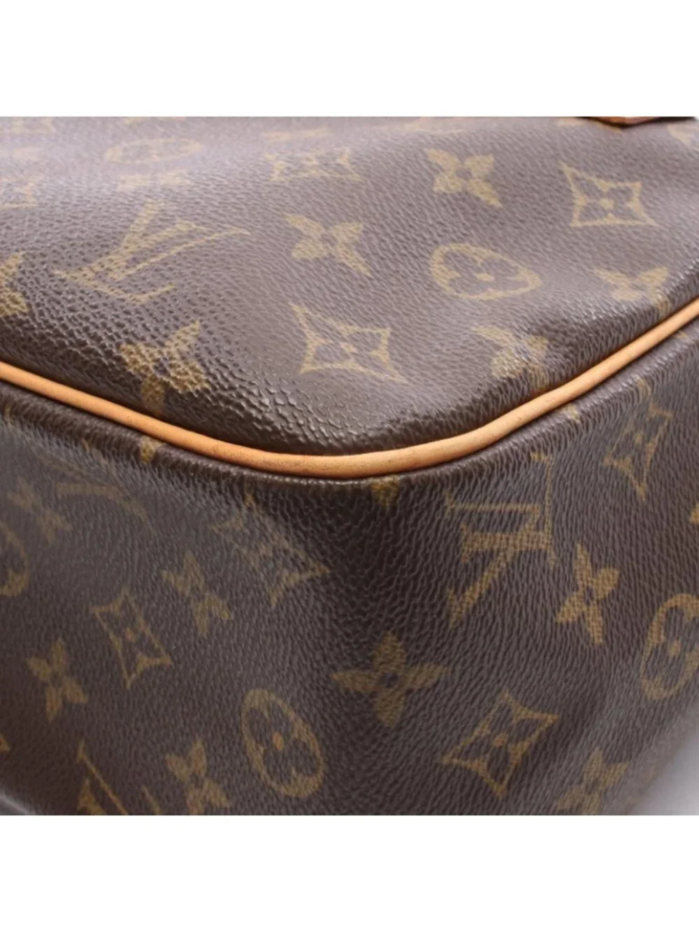 Louis Vuitton Shoulder Bag GM Canvas Leather GM